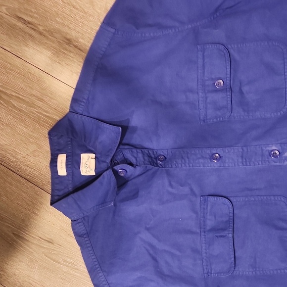 J Crew Men's Blue Short Sleeve Shirt - Picture 2 of 5